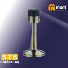 Упор дверной MSM ST5 AB бронза