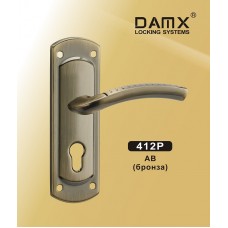 Ручки на планке DAMX 412P AB бронза